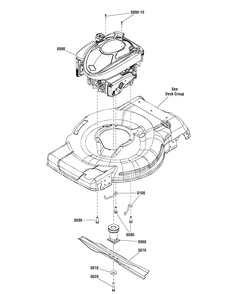 Engine Group (7502948) Diagram and Parts List for 7800886-BTXPV22725 2012 Briggs and Stratton Lawn Mower